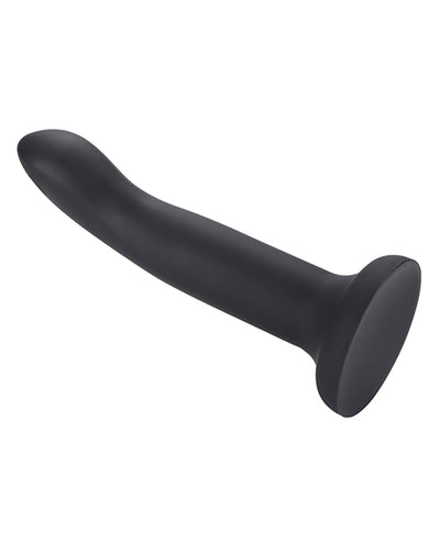 Hella Raw Gender Fluid 6.5" Enthrall Strap On Dildo - Black