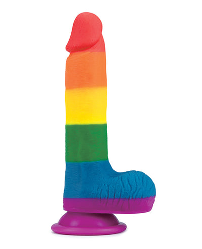 Hella Raw Get Lucky 7.5" Real Skin Series Pride- Rainbow