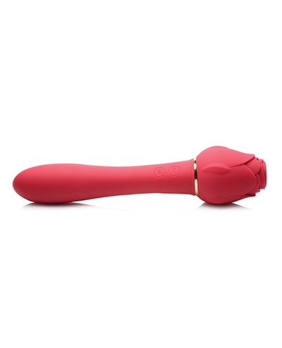 Hella Raw Inmi Bloomgasm Sweet Heart Rose 5X Suction & 10X Vibrator - Red