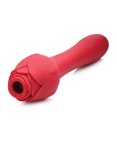 Hella Raw Inmi Bloomgasm Sweet Heart Rose 5X Suction & 10X Vibrator - Red