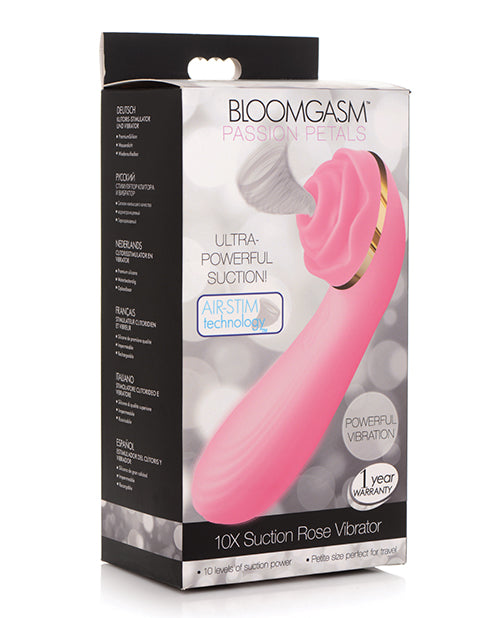 Hella Raw Inmi Bloomgasm Passion Petals 10x Silicone Suction Rose Vibrator