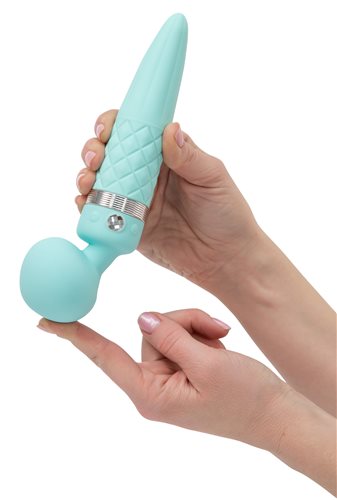 Hella Raw Pillow Talk Sultry Rotating Wand Teal