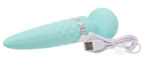 Hella Raw Pillow Talk Sultry Rotating Wand Teal