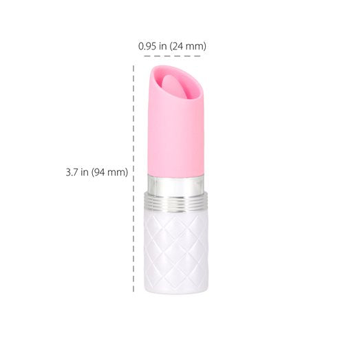 Hella Raw Talk Lusty Flickering Massager W/ Crystal Pink