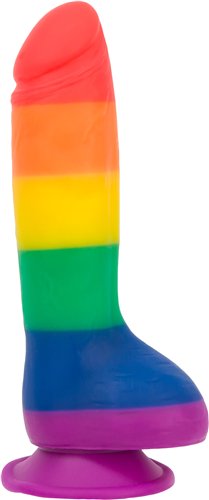 Hella Raw Addiction 100% Silicone Justin 8 Rainbow "