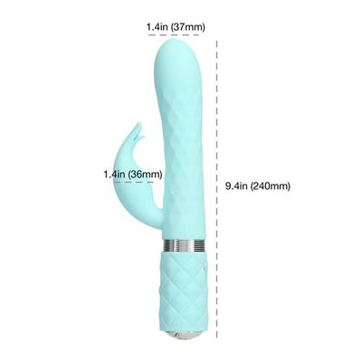 Hella Raw Pillow Talk Lively Dual Motor Massager Teal