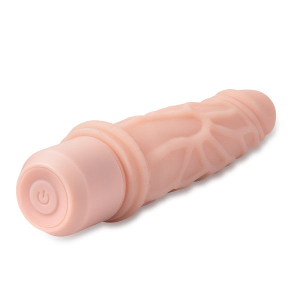 Hella Raw Dr. Skin Silicone Dr. Robert 7 In Vibrating Dildo Beige