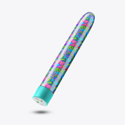 Hella Raw Limited Addiction Utopia 7 In Rechargeable Vibe Aqua