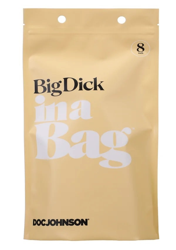 Hella Raw In A Bag Big Dick 8 Inch Clear