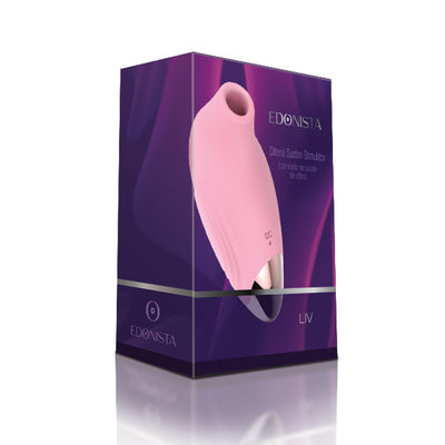 Hella Raw Edonista Liv Clitoral Suction Stimulator Pink