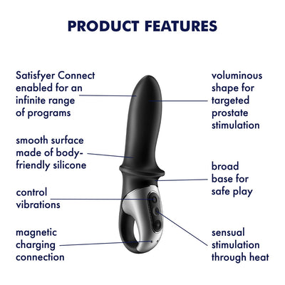 Hella Raw Satisfyer Heat Climax Black