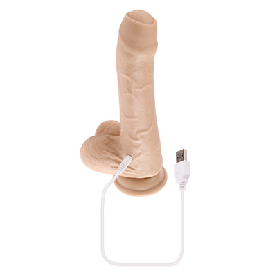 Hella Raw Evolved Peek A Boo Vibrating Dildo Light