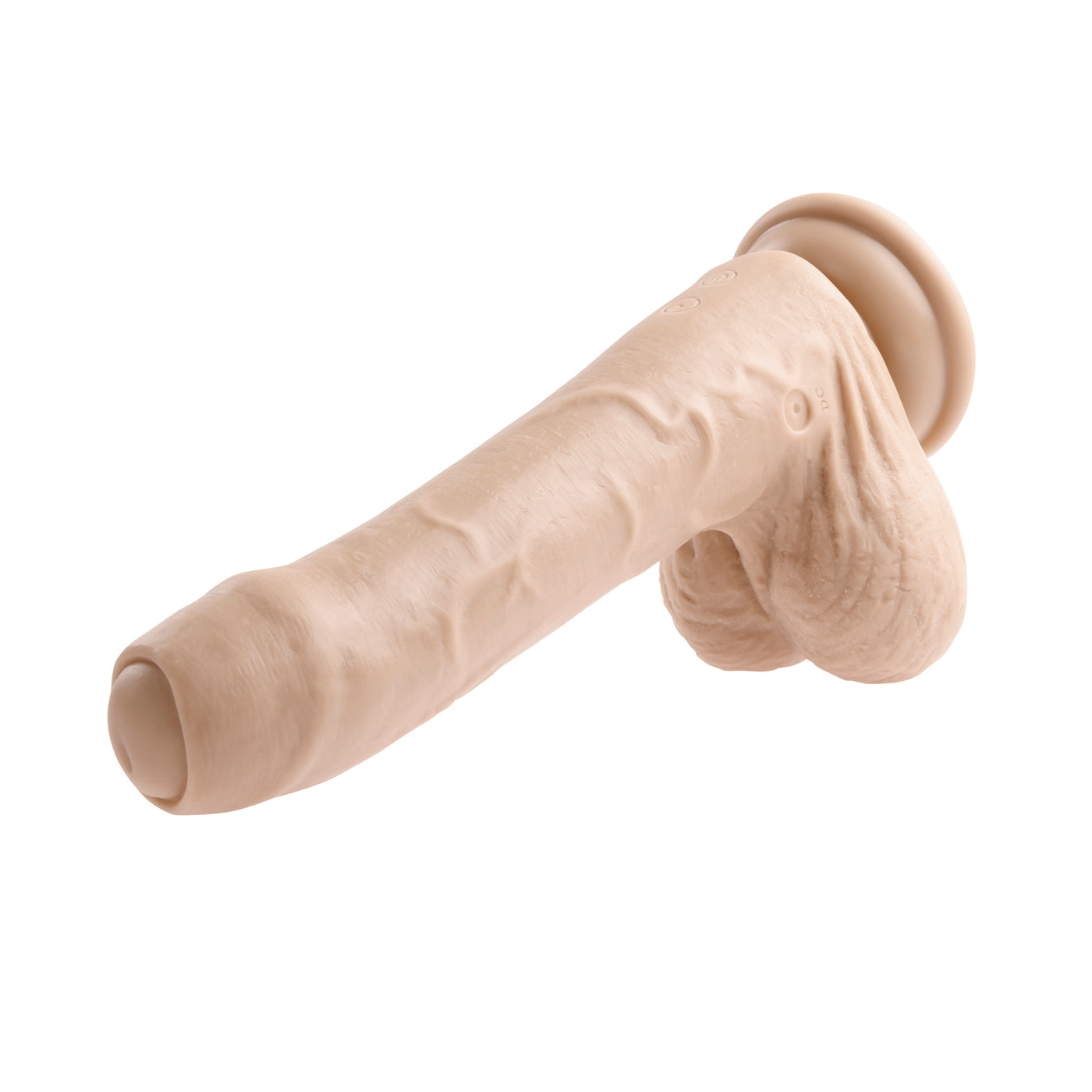 Hella Raw Evolved Peek A Boo Vibrating Dildo Light