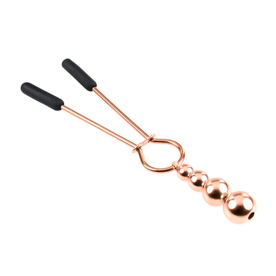 Hella Raw Selopa Beaded Nipple Clamps Rose Gold