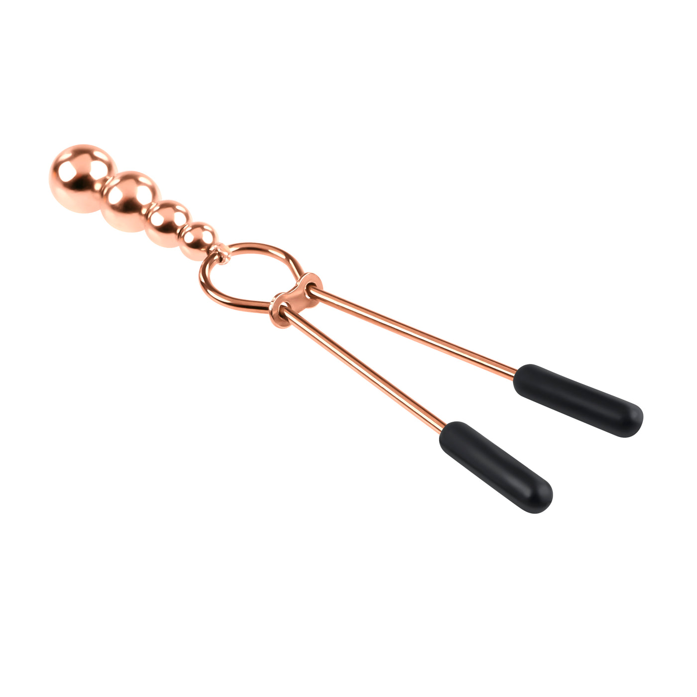 Hella Raw Selopa Beaded Nipple Clamps Rose Gold