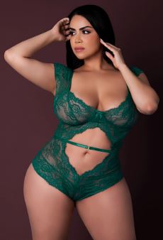 Hella Raw Cutout Romper Emerald 2xl