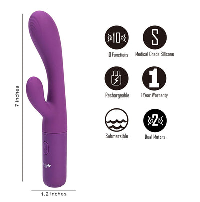 Hella Raw Rayla Dual Stimulation Vibe Silicone & Rechargeable