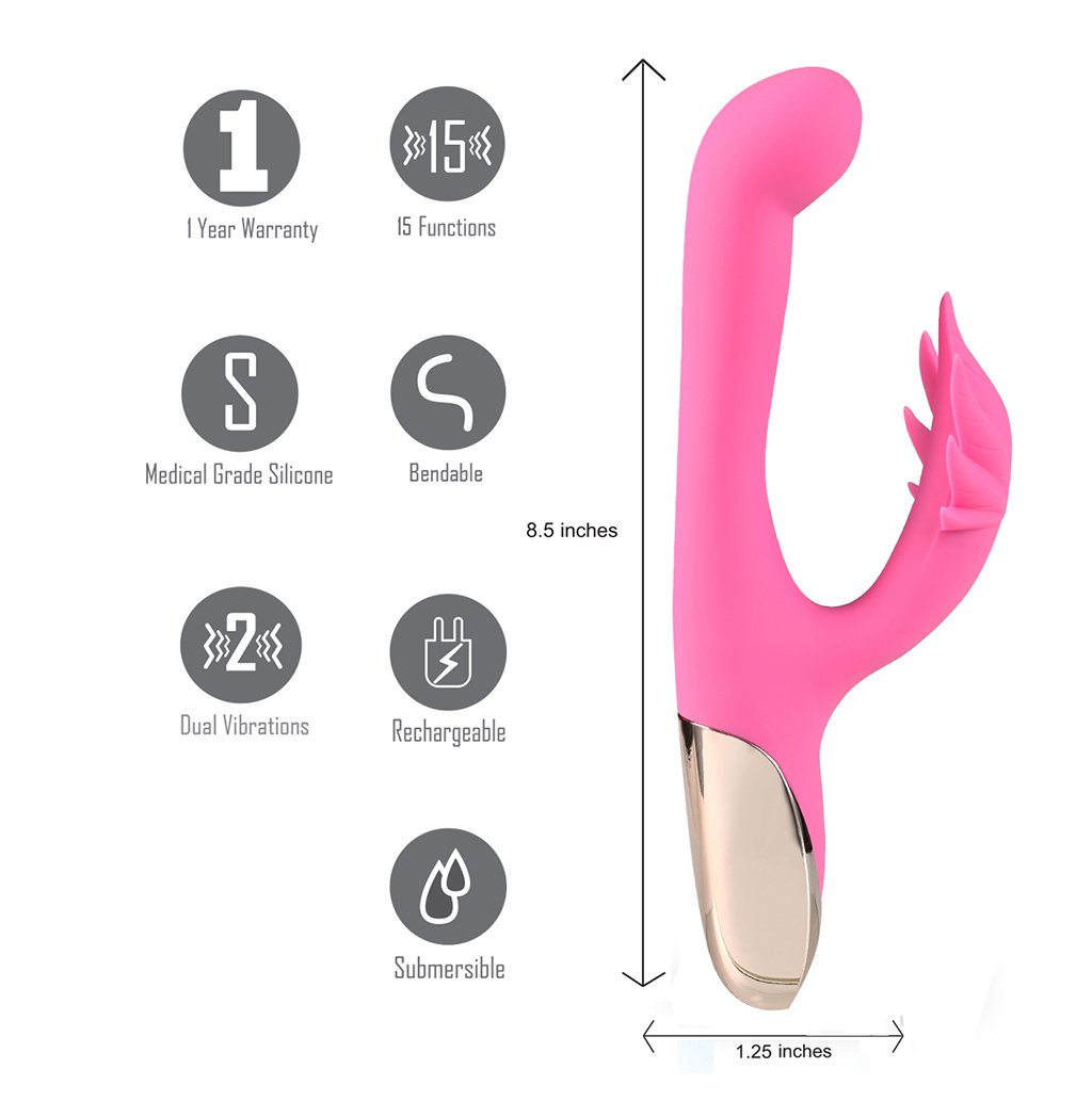 Hella Raw Maui Rechargeable Silicone Poseable 420 Rabbit