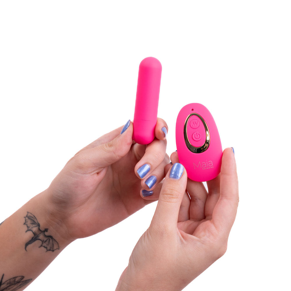 Hella Raw Jessi Pink Remote Mini Bullet