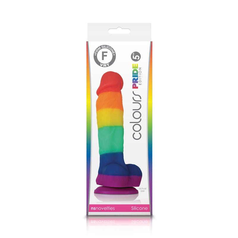 Hella Raw Colours Pride Edition 5in Dildo Rainbow