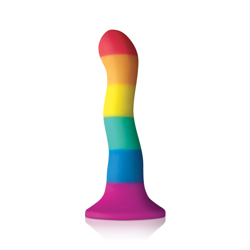 Hella Raw Colours Pride Edition 6in Wave Dildo Rainbow