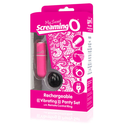 Hella Raw Screaming O My Secret Charged Remote Control Panty Vibe Pink