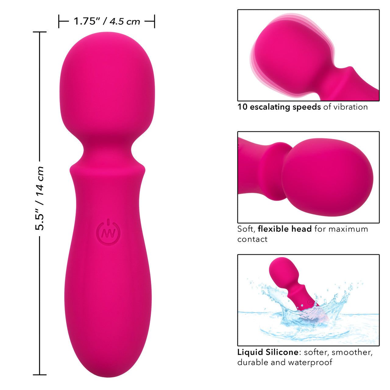 Hella Raw Bliss Liquid Silicone Mini Wand