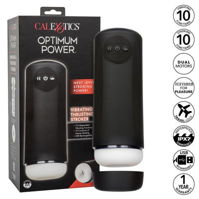 Hella Raw Optimum Power Vibrating & Thrusting Stroker