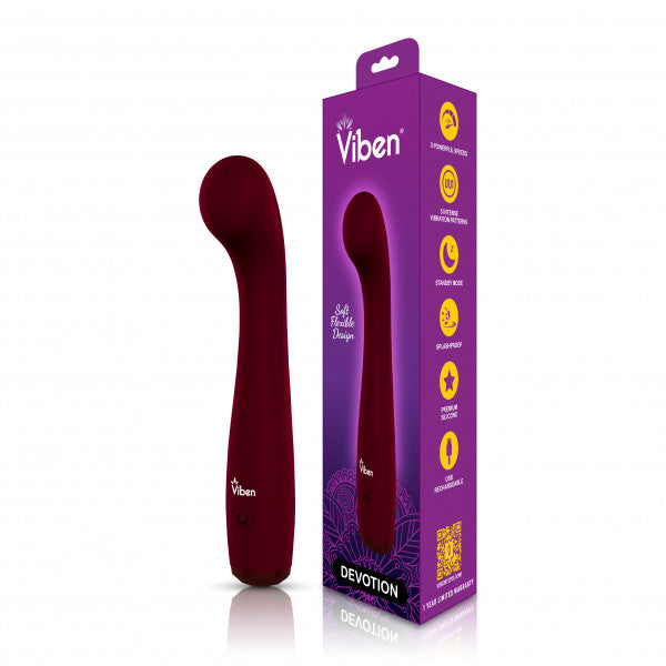 Hella Raw Viben Devotion Ruby Intense G-spot Vibe