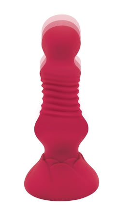 Hella Raw Rosegasm Remote Control Thrusting Rosebud Buttplug