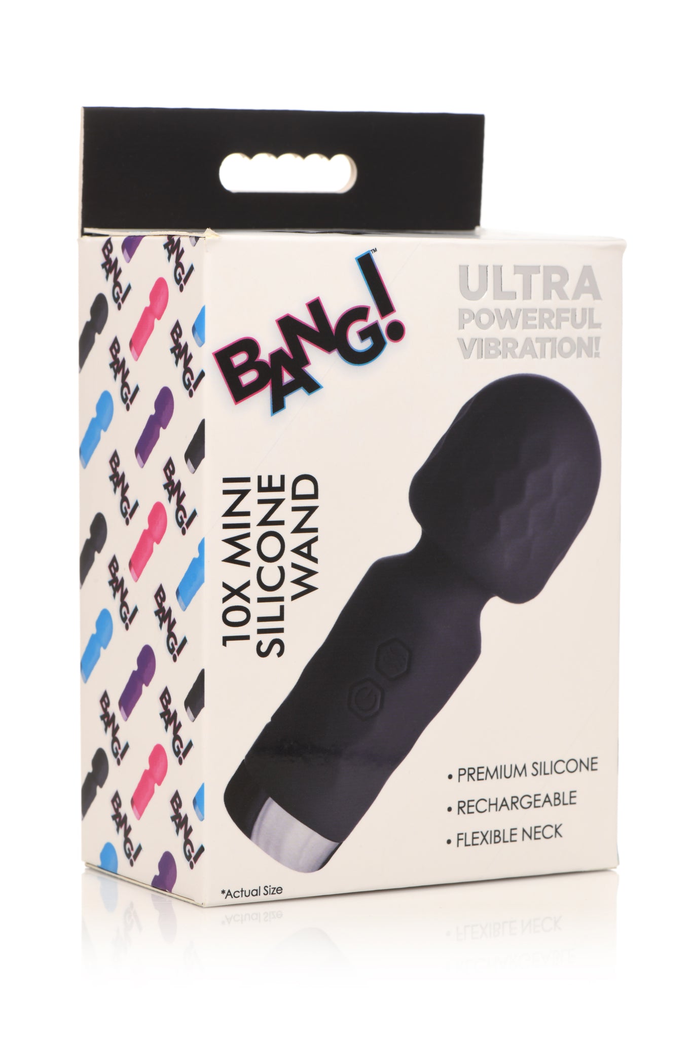 Hella Raw Bang! 10x Mini Silicone Wand Black