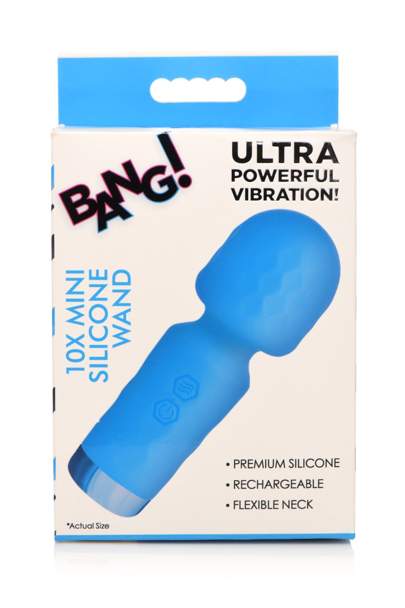 Hella Raw Bang! 10x Mini Silicone Wand Blue