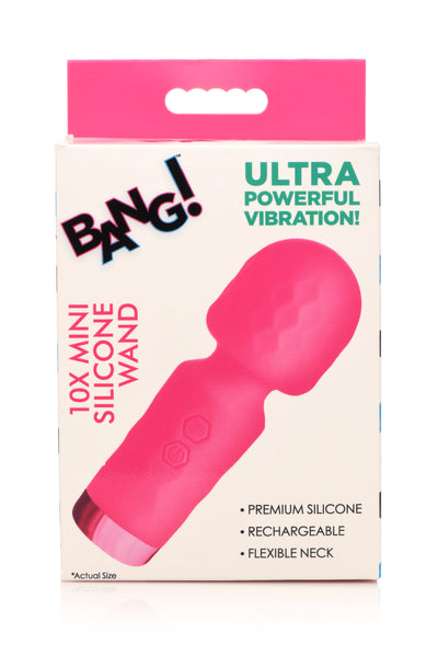 Hella Raw Bang! 10x Mini Silicone Wand Pink