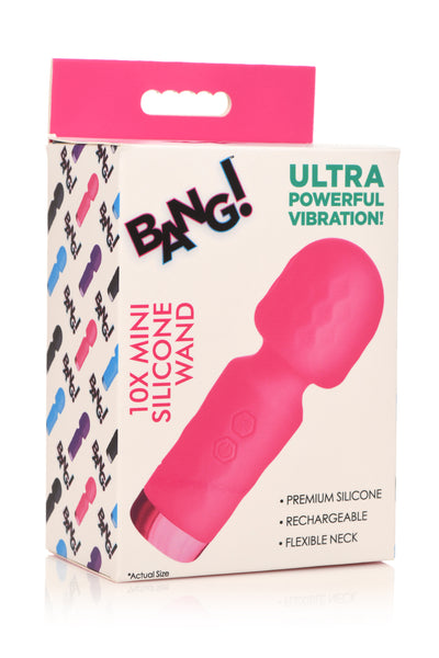 Hella Raw Bang! 10x Mini Silicone Wand Pink