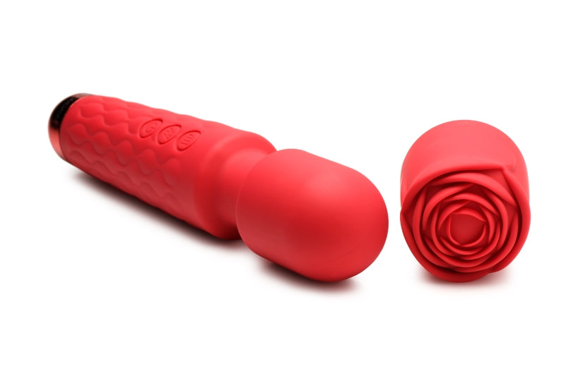 Hella Raw Bloomgasm Pleasure Rose Wand 10x W/ Rose Attachment