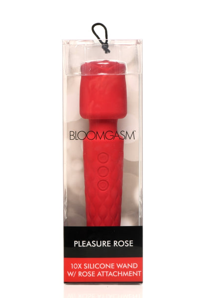 Hella Raw Bloomgasm Pleasure Rose Wand 10x W/ Rose Attachment