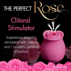 Hella Raw Bloomgasm The Perfect Rose Clit Stimulator Pink