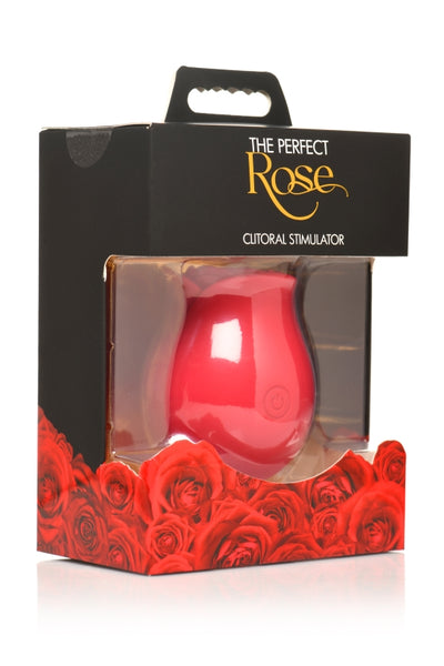 Hella Raw Bloomgasm The Perfect Rose Clit Stimulator Red