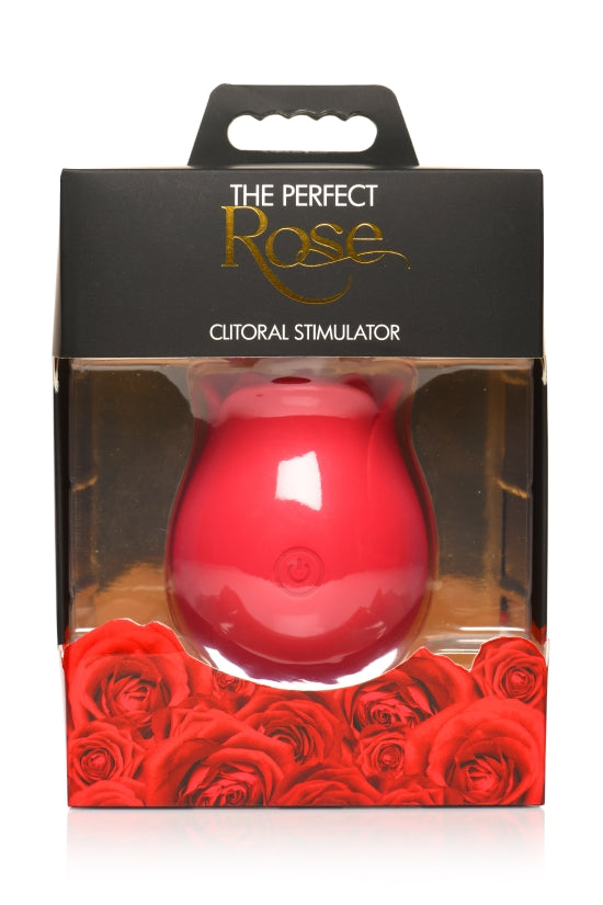 Hella Raw Bloomgasm The Perfect Rose Clit Stimulator Red