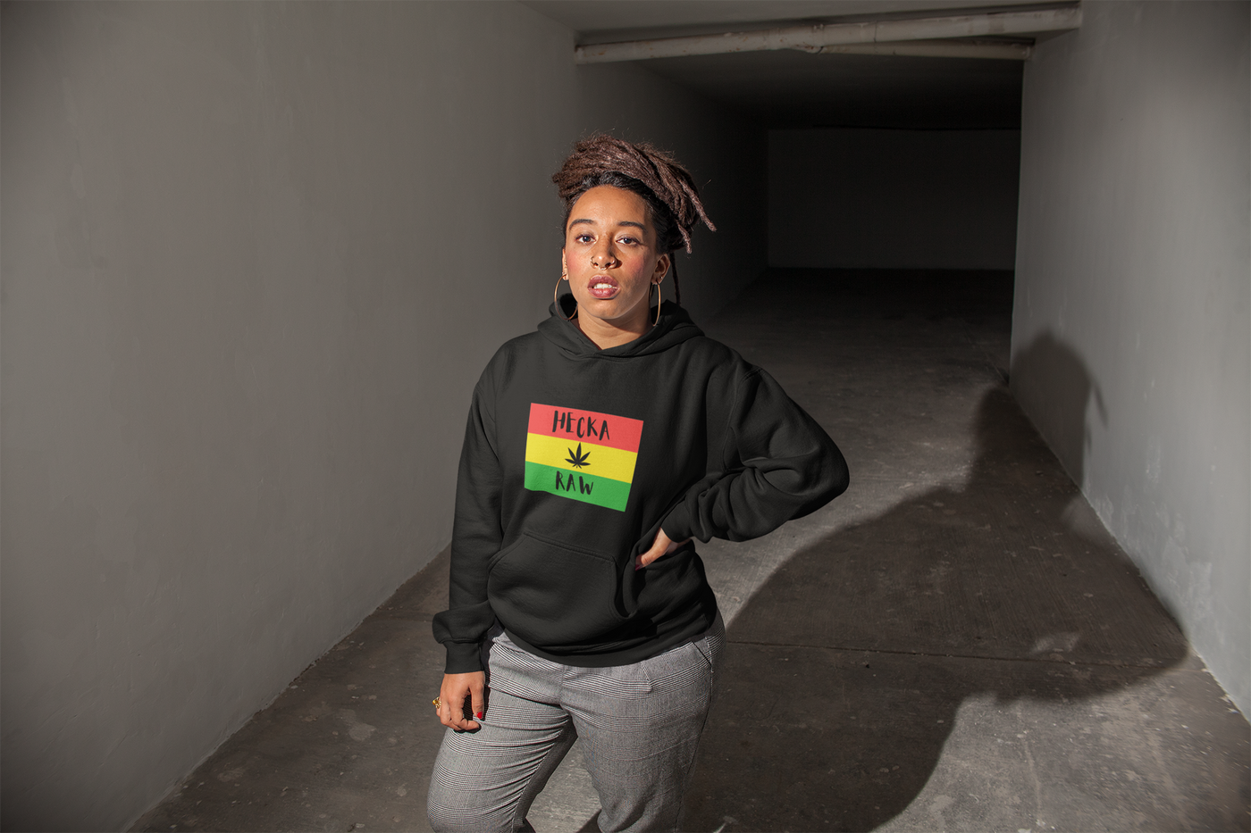 Hella Raw Sunflower Unisex Hoodie