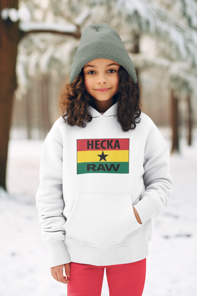 Hecka Raw Youth  Black Star Hoodie