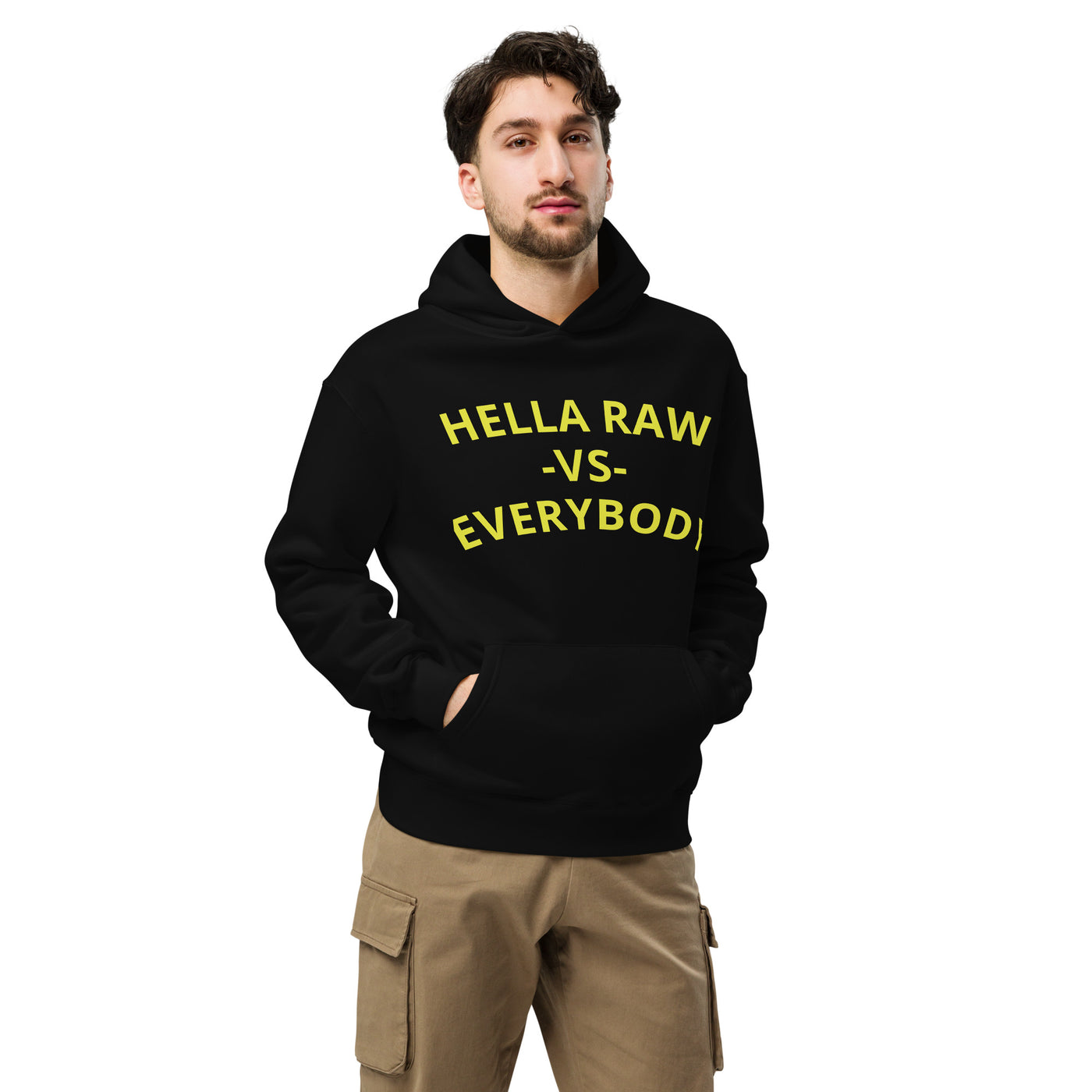 Hella Raw VS Everybody Unisex oversized hoodie