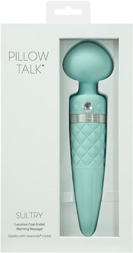 Hella Raw Pillow Talk Sultry Rotating Wand Teal