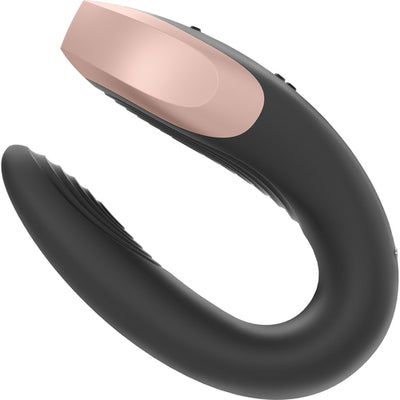 Hella Raw Long Distance Satisfyer Double Love Black