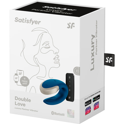 Hella Raw Long Distance Satisfyer Double Love Blue