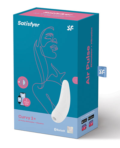 Hella Raw Satisfyer Curvy 2+ White W/ App