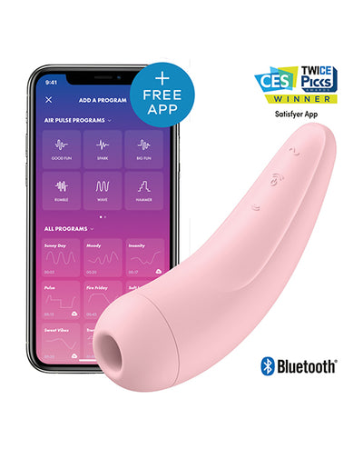 Hella Raw Satisfyer Curvy 2+ Pink W/ App