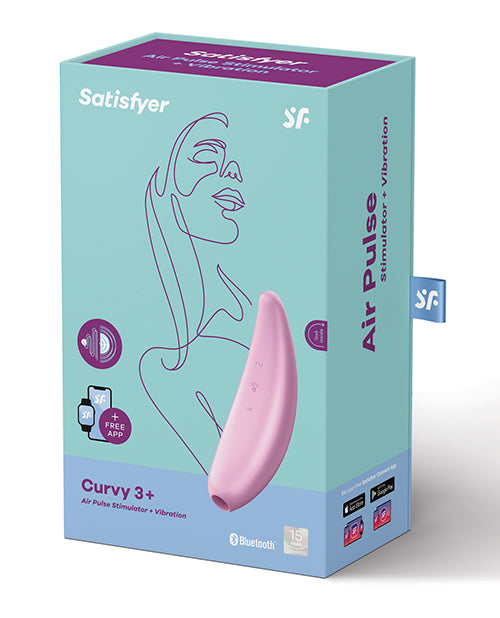 Hella Raw Satisfyer Curvy 3+ Pink W/ App