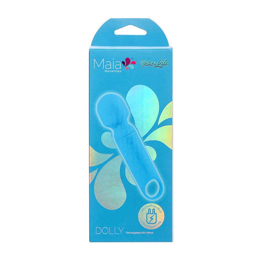 Hella Raw Dolly Blue Silicone Mini Wand Rechargeable