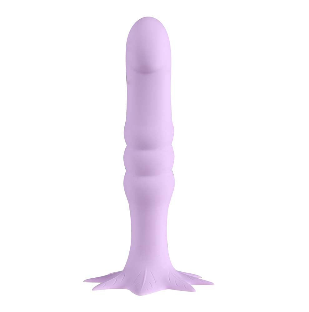 Hella Raw Dazey 420 7 Silicone Dong Pastel Purple "